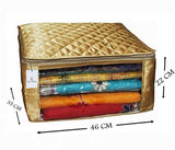 Satin Fabric Saree Cover, 15 Sarees approx, Gold