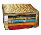 Satin Fabric Saree Cover, 15 Sarees approx, Gold