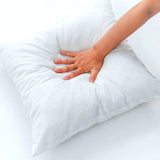 Microfiber Filled Hotel Quality Cushions (White, 16 x 16 Inch) Set of 5