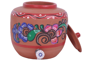 Earthen Clay Red Water Pot (12 Litres)